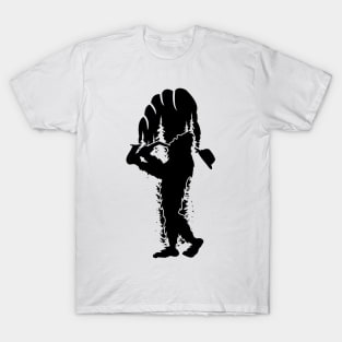 Bigfoot Playing Saxophone T-Shirt